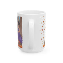 Load image into Gallery viewer, Autumn Witch Ceramic Mugs, Personalized Large Coffee Cup (11oz, 15oz), Fantasy Book Lover Gift 15oz