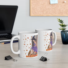 Load image into Gallery viewer, Autumn Witch Ceramic Mugs, Personalized Large Coffee Cup (11oz, 15oz), Fantasy Book Lover Gift
