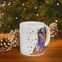 Load image into Gallery viewer, Autumn Witch Ceramic Mugs, Personalized Large Coffee Cup (11oz, 15oz), Fantasy Book Lover Gift