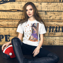 Load image into Gallery viewer, Autumn Witch Unisex t-shirt White XS