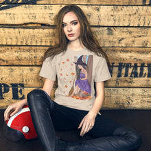 Load image into Gallery viewer, Autumn Witch Unisex t-shirt Soft Cream XS