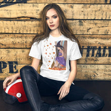 Load image into Gallery viewer, Autumn Witch Unisex t-shirt White XS