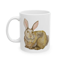Load image into Gallery viewer, Bunny Rabbit Ceramic Mug, (11oz, 15oz) 11oz
