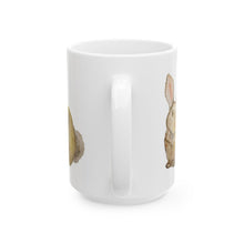 Load image into Gallery viewer, Bunny Rabbit Ceramic Mug, (11oz, 15oz)