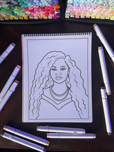 Load image into Gallery viewer, Colors & Curls Vol 1 Artist Edition Coloring Book
