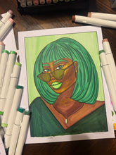 Load image into Gallery viewer, Colors & Curls Vol 1 Artist Edition Coloring Book