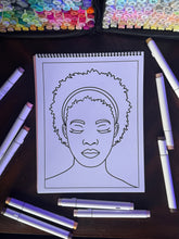 Load image into Gallery viewer, Colors & Curls Vol 1 Artist Edition Coloring Book
