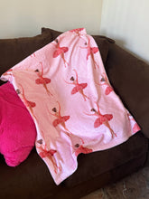 Load image into Gallery viewer, Custom Ballerina Throw Blanket - Personalized Name