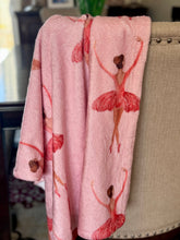 Load image into Gallery viewer, Custom Ballerina Throw Blanket - Personalized Name
