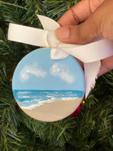 Load image into Gallery viewer, Hand Painted Ceramic Christmas Ornament - Blue Ocean