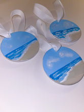 Load image into Gallery viewer, Hand Painted Ceramic Christmas Ornament - Blue Ocean