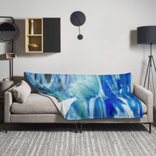 Load image into Gallery viewer, Ocean Waves Throw Blanket