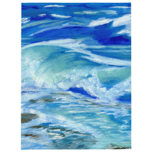 Load image into Gallery viewer, Ocean Waves Throw Blanket