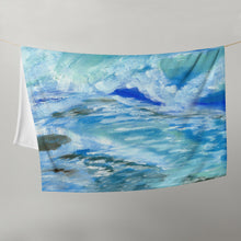 Load image into Gallery viewer, Ocean Waves Throw Blanket