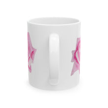 Load image into Gallery viewer, Pink Rose Ceramic Mug, (11oz, 15oz)