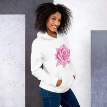 Load image into Gallery viewer, Pink Rose Unisex Hoodie
