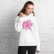 Load image into Gallery viewer, Pink Rose Unisex Hoodie