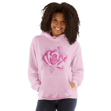 Load image into Gallery viewer, Pink Rose Unisex Hoodie Light Pink S