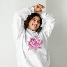Load image into Gallery viewer, Pink Rose Unisex Hoodie