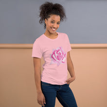Load image into Gallery viewer, Pink Rose Unisex t-shirt