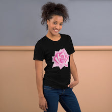 Load image into Gallery viewer, Pink Rose Unisex t-shirt