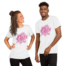 Load image into Gallery viewer, Pink Rose Unisex t-shirt