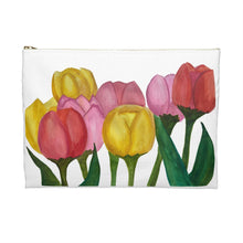 Load image into Gallery viewer, Spring Tulips Accessory Pouch