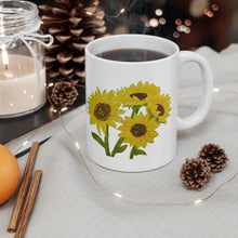 Load image into Gallery viewer, Sunflower Ceramic Mug, (11oz, 15oz)