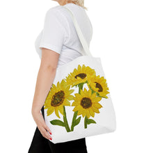 Load image into Gallery viewer, Sunflower Tote Bag