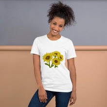 Load image into Gallery viewer, Sunflower Unisex t-shirt White XS