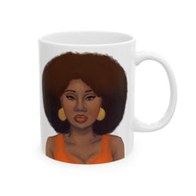 Load image into Gallery viewer, Tangerine Ceramic Mug, (11oz, 15oz) 11oz