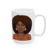 Load image into Gallery viewer, Tangerine Ceramic Mug, (11oz, 15oz) 15oz
