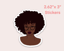 Load image into Gallery viewer, Afro Girl Stickers