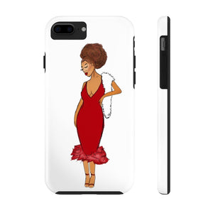 Afro Red Dress Tough Phone Case iPhone 7, iPhone 8 Tough 