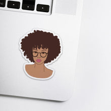 Load image into Gallery viewer, Afro Sticker Pack of 3