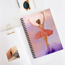 Load image into Gallery viewer, Ballerina Spiral Notebook - Ruled Line
