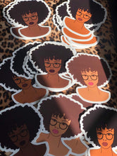 Load image into Gallery viewer, Black Girl Sticker Pack of 5