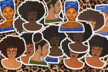 Load image into Gallery viewer, Black Girl Sticker Pack of 5