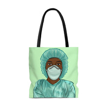 Load image into Gallery viewer, Black Nurse Tote Bag
