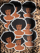Load image into Gallery viewer, Black Woman Afro Stickers