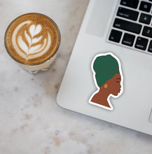Load image into Gallery viewer, Black Woman Headwrap Stickers