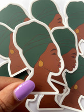 Load image into Gallery viewer, Black Woman Headwrap Stickers
