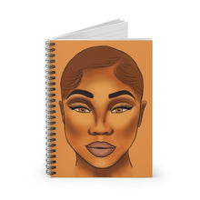 Load image into Gallery viewer, Caramel Spiral Notebook - Ruled Line