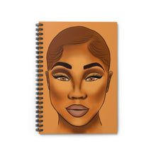 Load image into Gallery viewer, Caramel Spiral Notebook - Ruled Line One Size