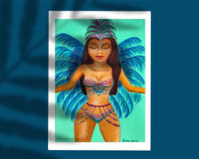Load image into Gallery viewer, Caribbean Woman Carnival Art Prints