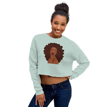 Load image into Gallery viewer, Crop Sweatshirt Dusty Blue S