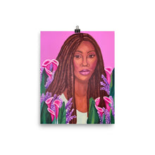 Load image into Gallery viewer, Flower Locs Art Print 8″×10″