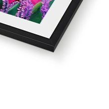 Load image into Gallery viewer, Flower Locs Framed & Mounted Print