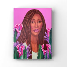 Load image into Gallery viewer, Flower Locs Oil and Acrylic Painting