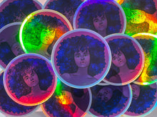Load image into Gallery viewer, Holographic Afro Galaxy Sticker